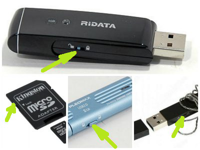 
 
Снимаем блокировку через Diskpart 
