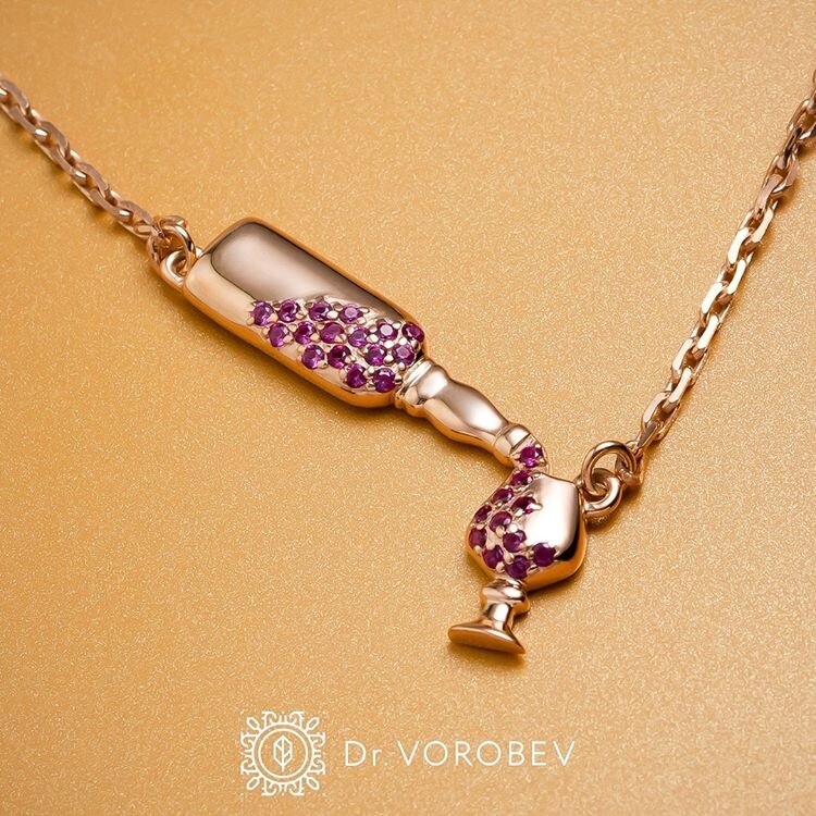 Колье "Винишко" gold. Вес: 7,33 гр. Фото @dr.vorobev