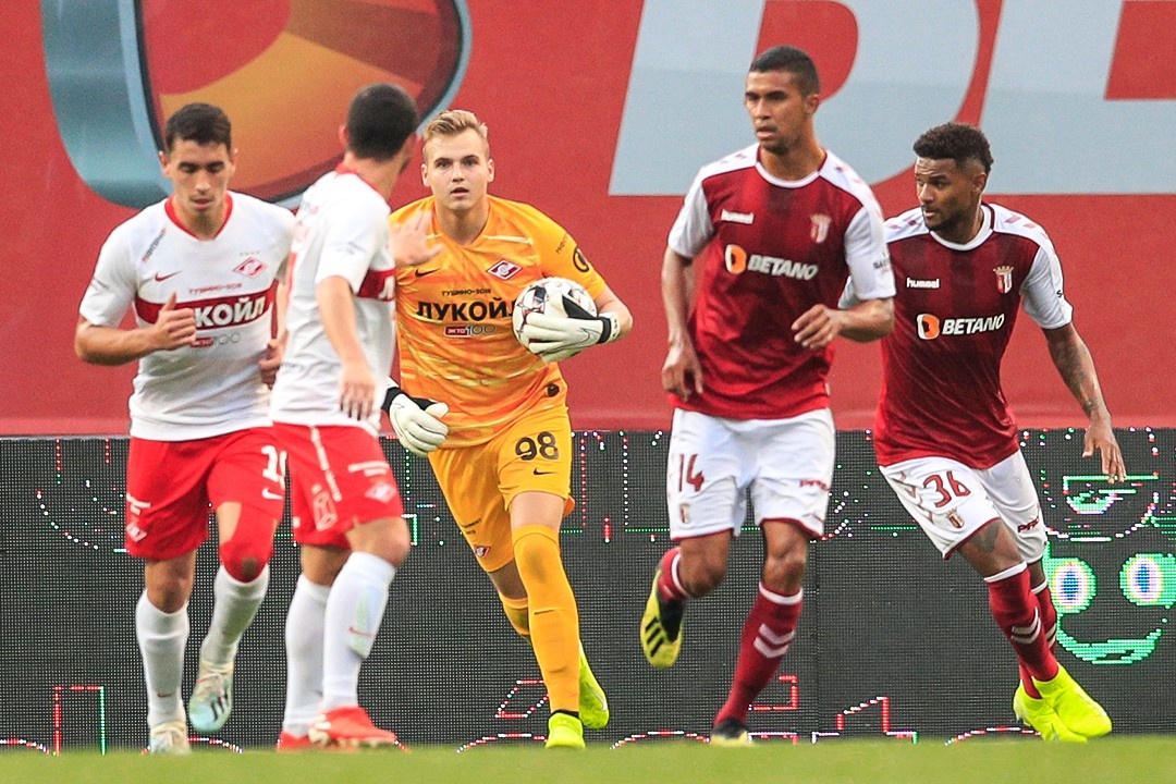 Спартак проиграл Браге в Португалии со счетом 1-0. Фото официального сайта ФК Спартак Москва.