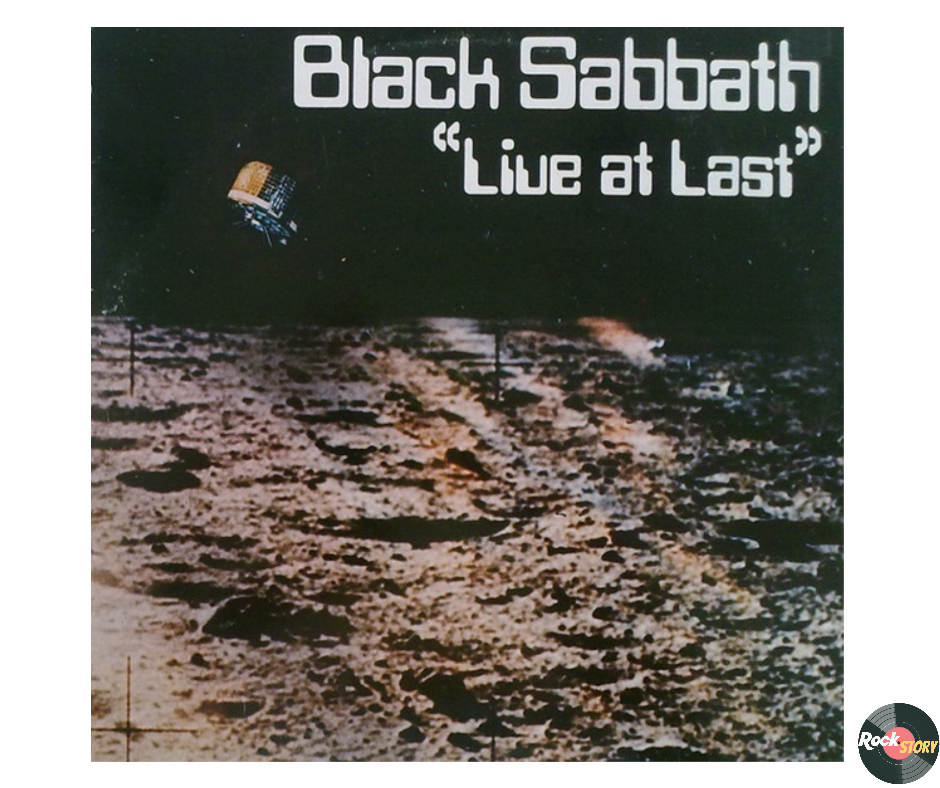 На фотографии облака альбома  Live At Last группы Black Sabbath 