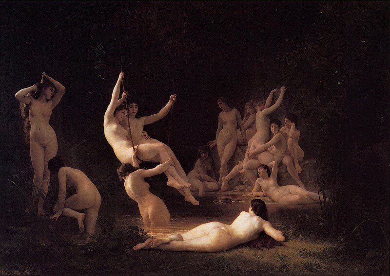 Нимфеум / Художник: Вильям Бугро