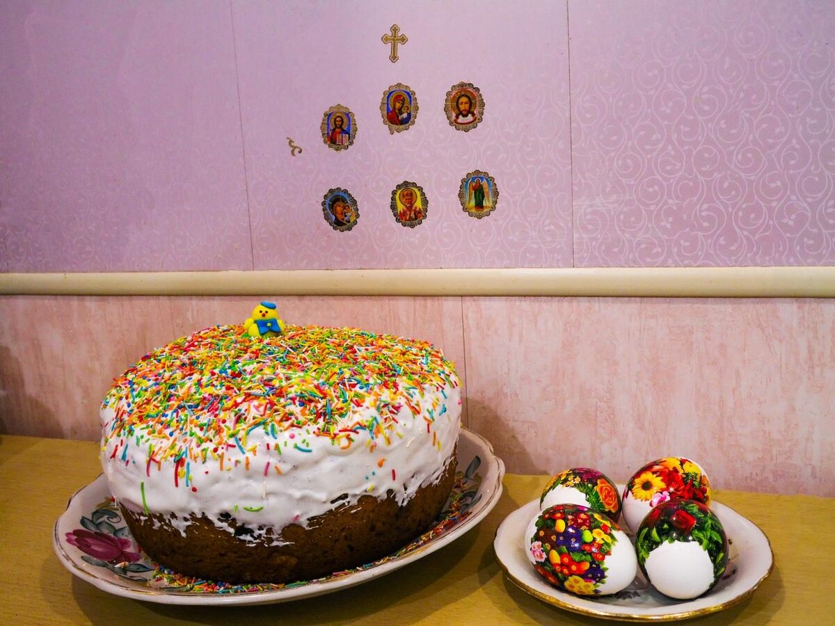 мамин кулич на Пасху