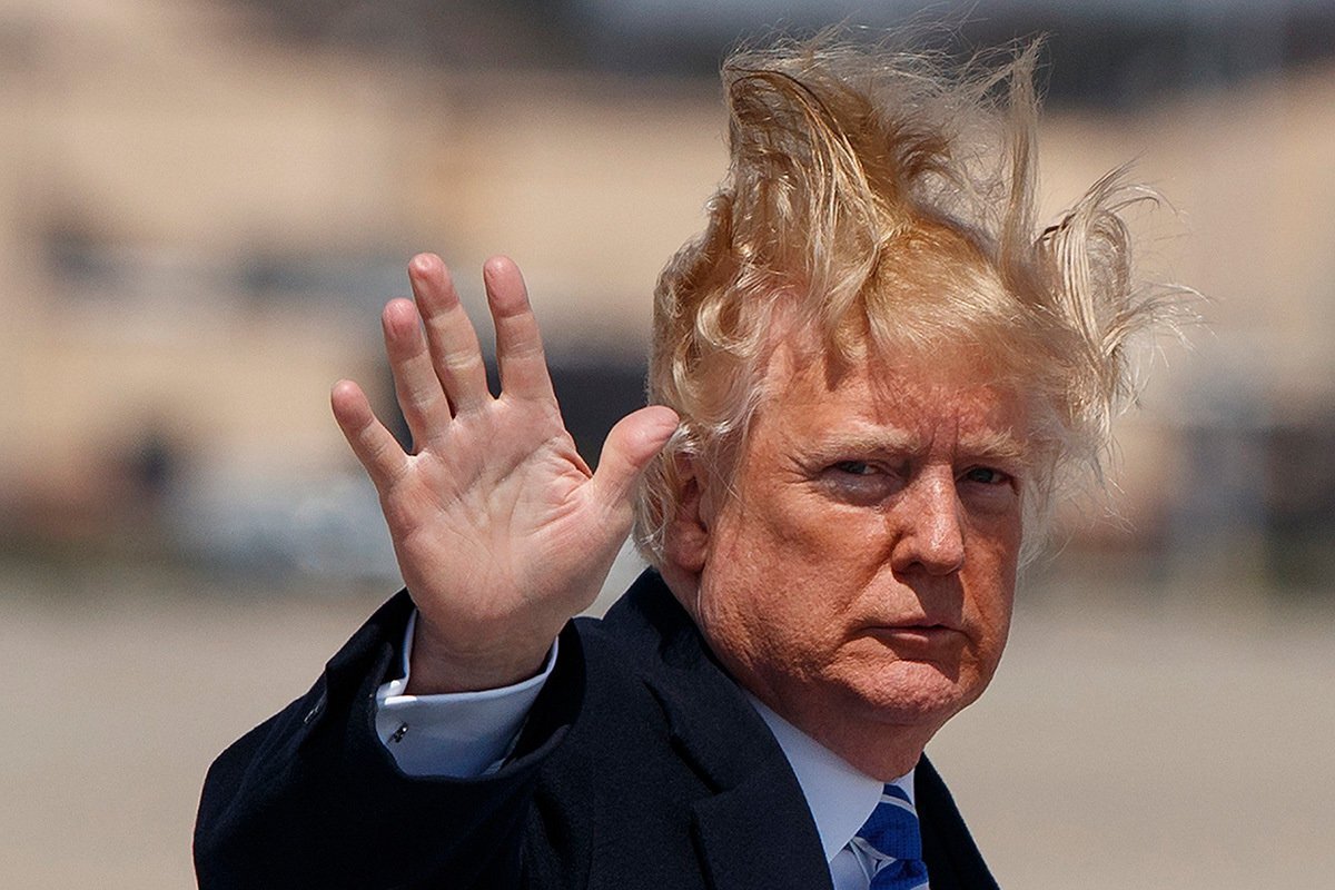 Дональд Трамп волосы