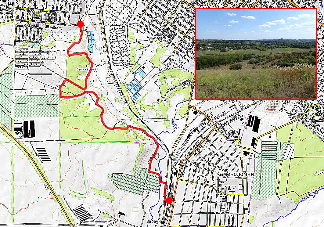 Вот такой маршрут получился...