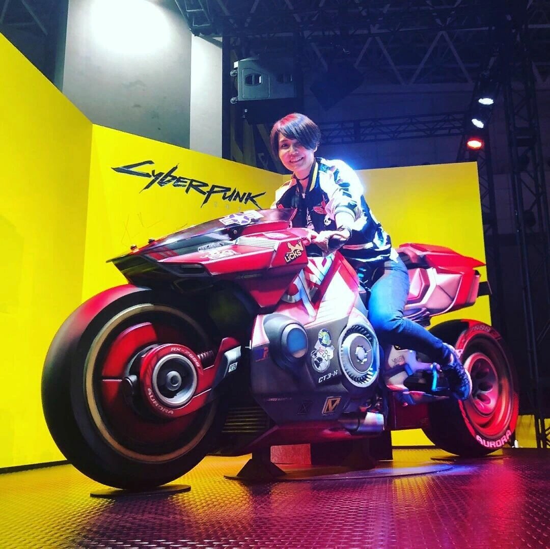Cyberpunk байк