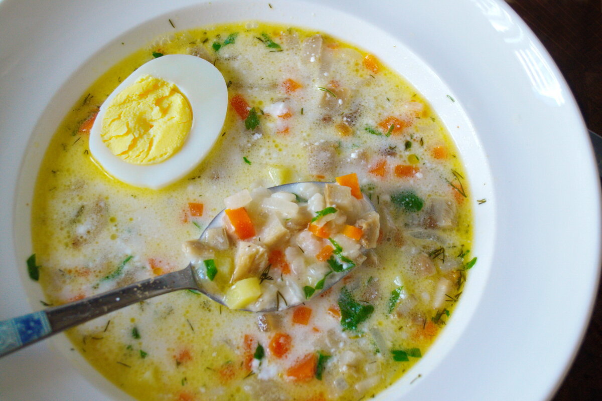 Суп с солеными груздями вместо рассольника: Очень вкусно