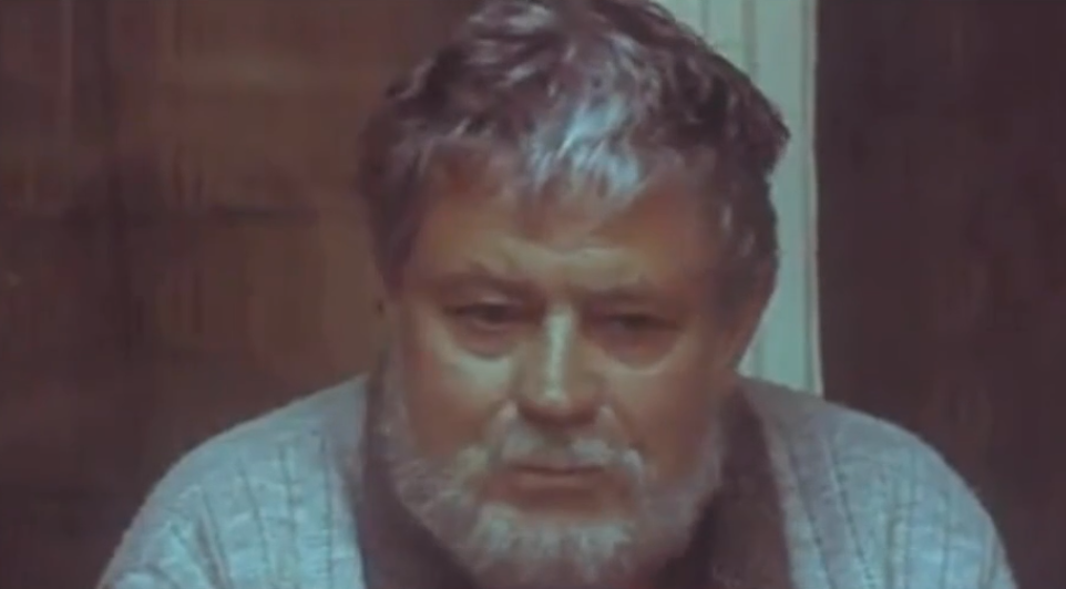 Раупленас (Донатас Банионис). Кадр из фильма "Андрюс"