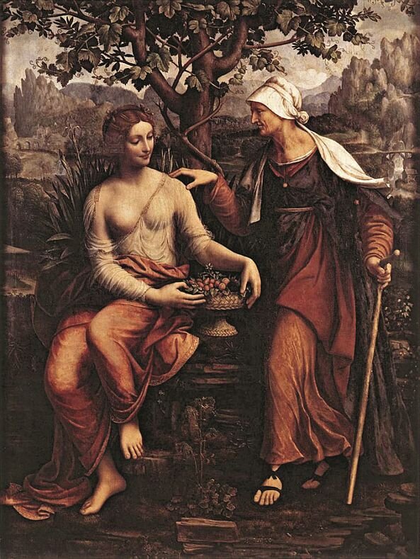 Pomona and Vertumn. Artist F. Meltsy