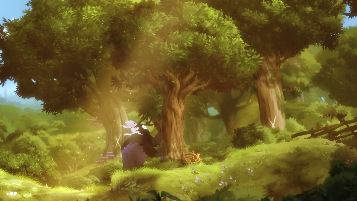 Ори и Нару собирают еду 