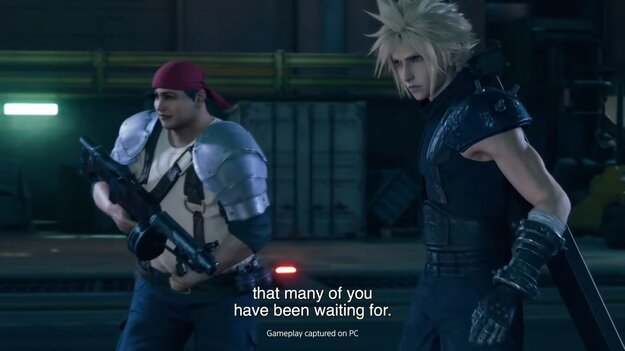Кадр из тизера ПК-версии Final Fantasy 7 Remake