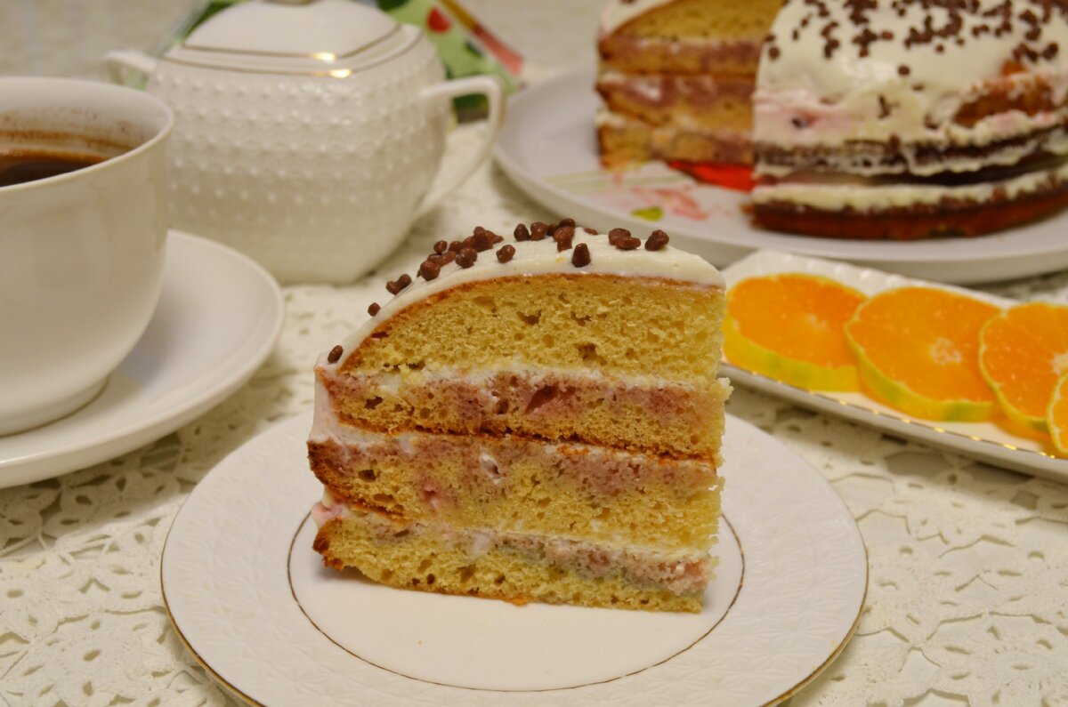 Медовый торт без всяких хлопот,вкусный и без раскатывания коржей | Готовим  с Мариной Ломака. | Дзен