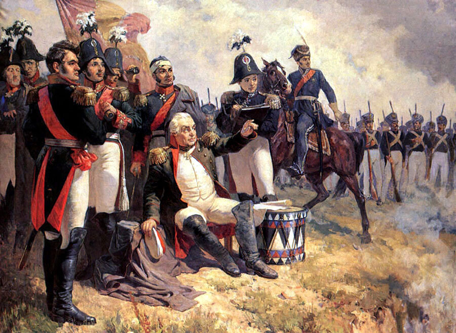 «Михаил Кутузов во время Бородинского сражения» Анатолий Шепелюк