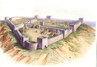 Правобережная Цимлянская крепость. Реконструкция на основе раскопок и плана 1743 г.