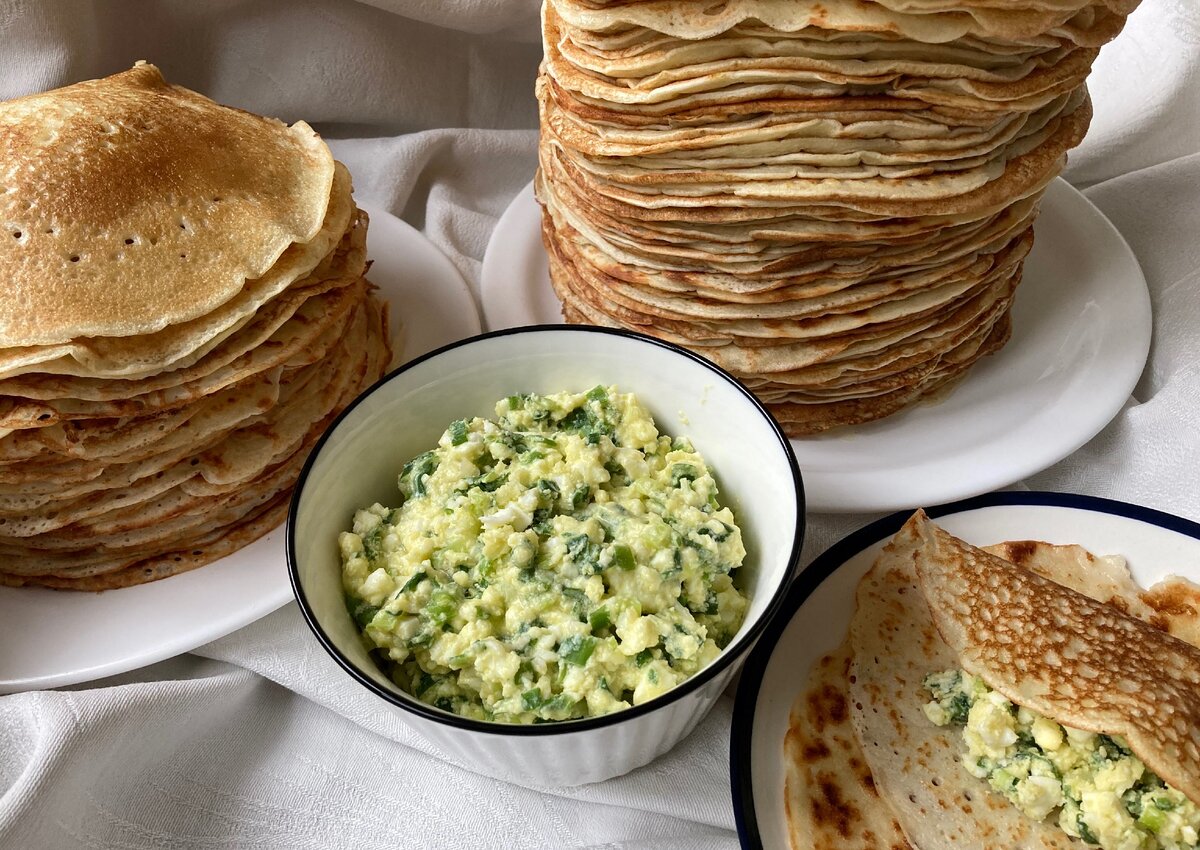 True Russian bliny were made from a Buckwheat Millet Pea