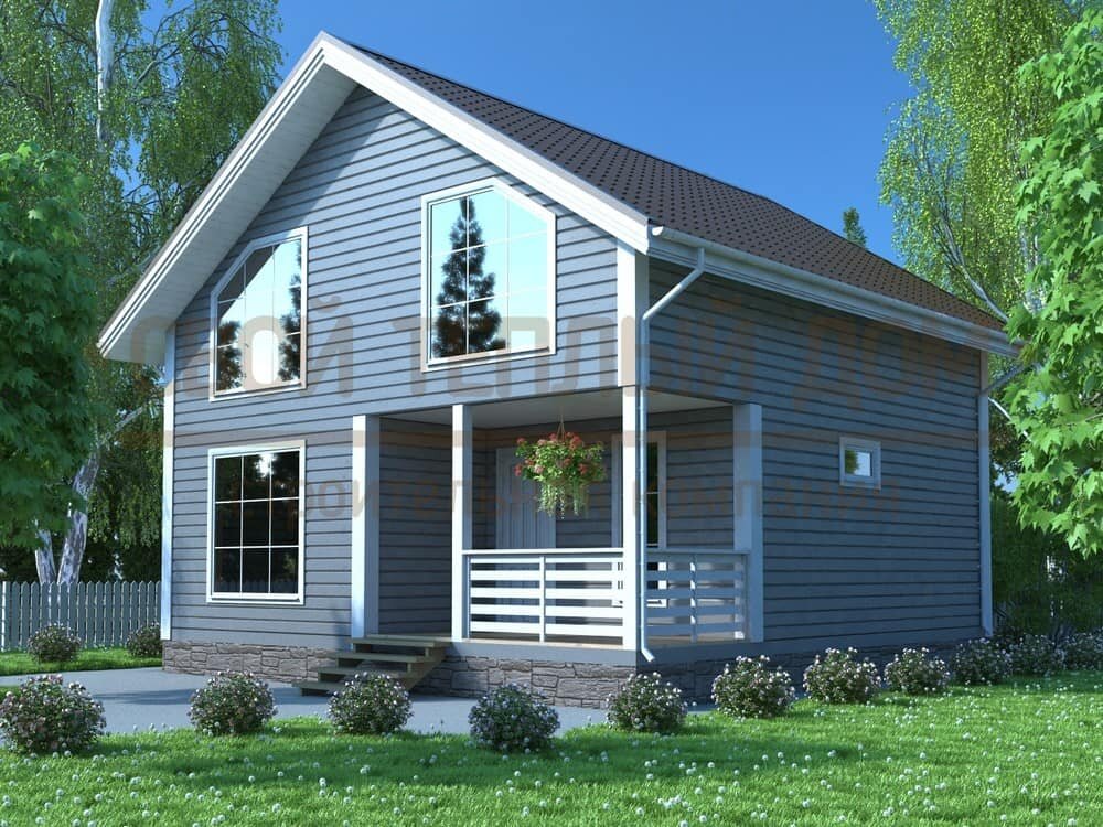 Дом по проекту КД-13. Вид дома в карусели, листайте!