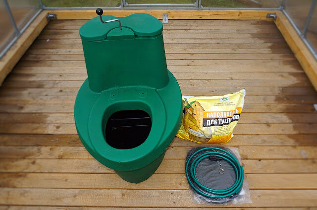 Дачный торфяной туалет Ekomatic L&T ( Финляндия )биотуалет Экоматик