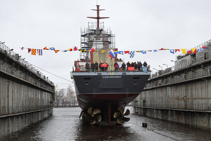 Корвет «Ретивый», пр.20380, спуск на воду