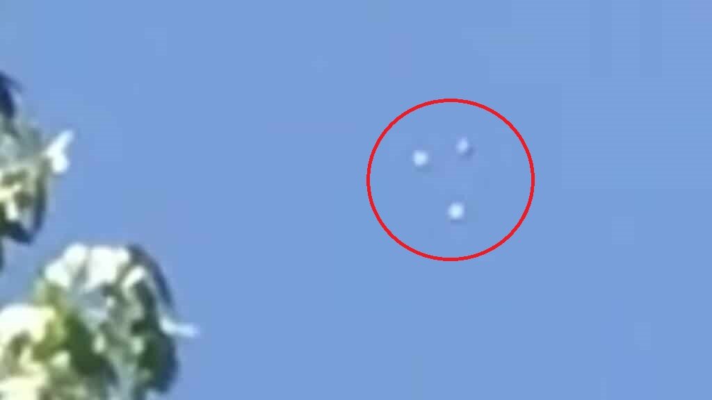 НЛО в небе Механиксвилль, Вирджиния