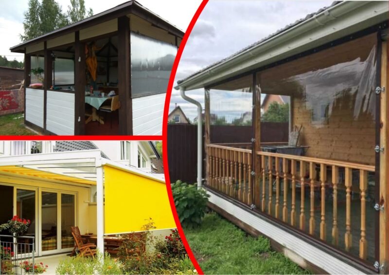 Материал для закрытия веранд.