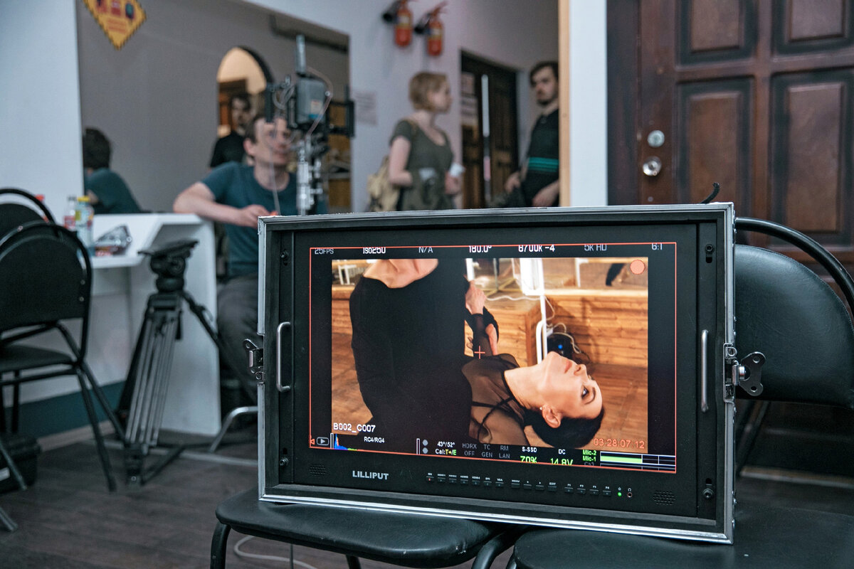 Режиссерский монитор. Снимаем фильм "Девушка на миллион", режиссер Мария Ефремова