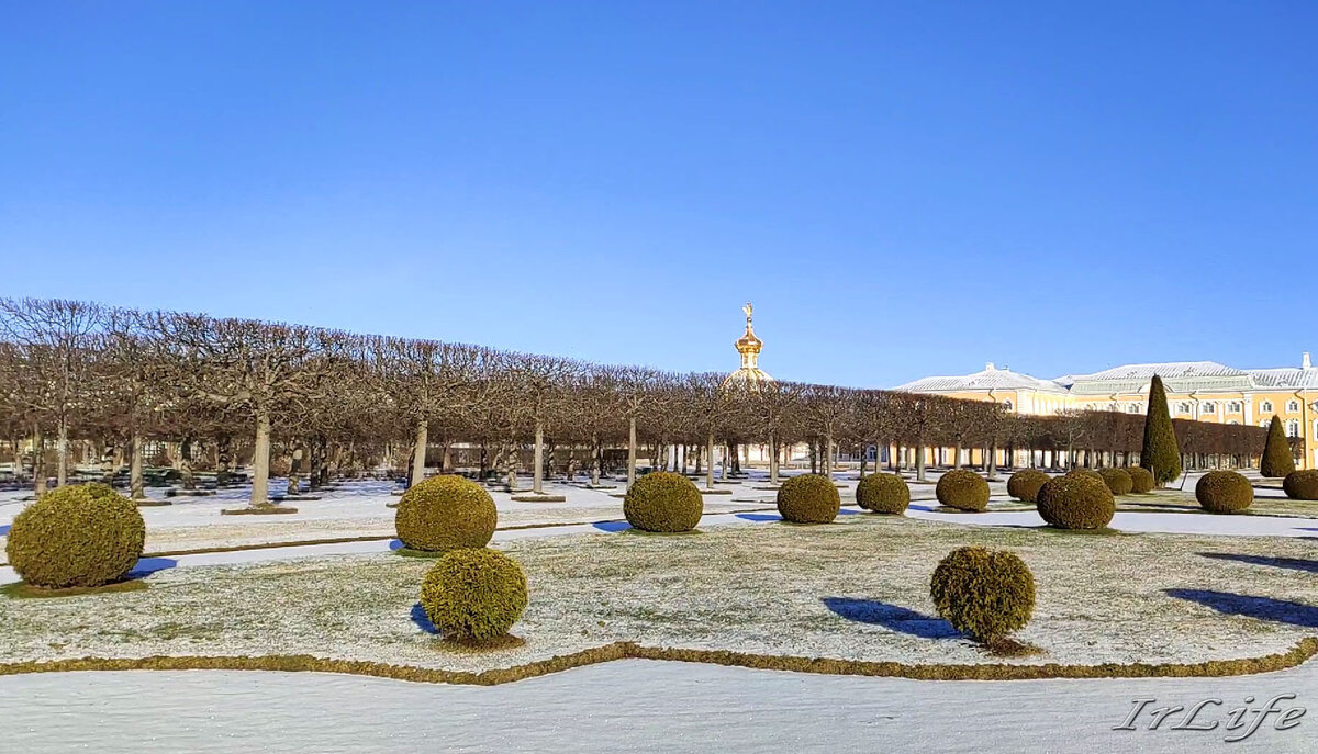 Петергоф. Верхний сад. Январь 2020 г.