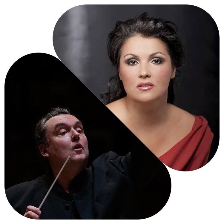 Коллаж из фото открытых источников Анна Нетребко и Павел Сорокин