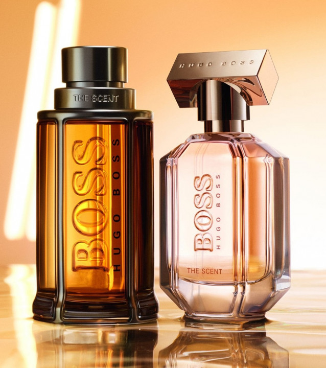 Босс эссенс. Hugo Boss Scent мужские. Hugo Boss the Scent. Парные ароматы Хуго босс. Hugo Boss the Scent for him.