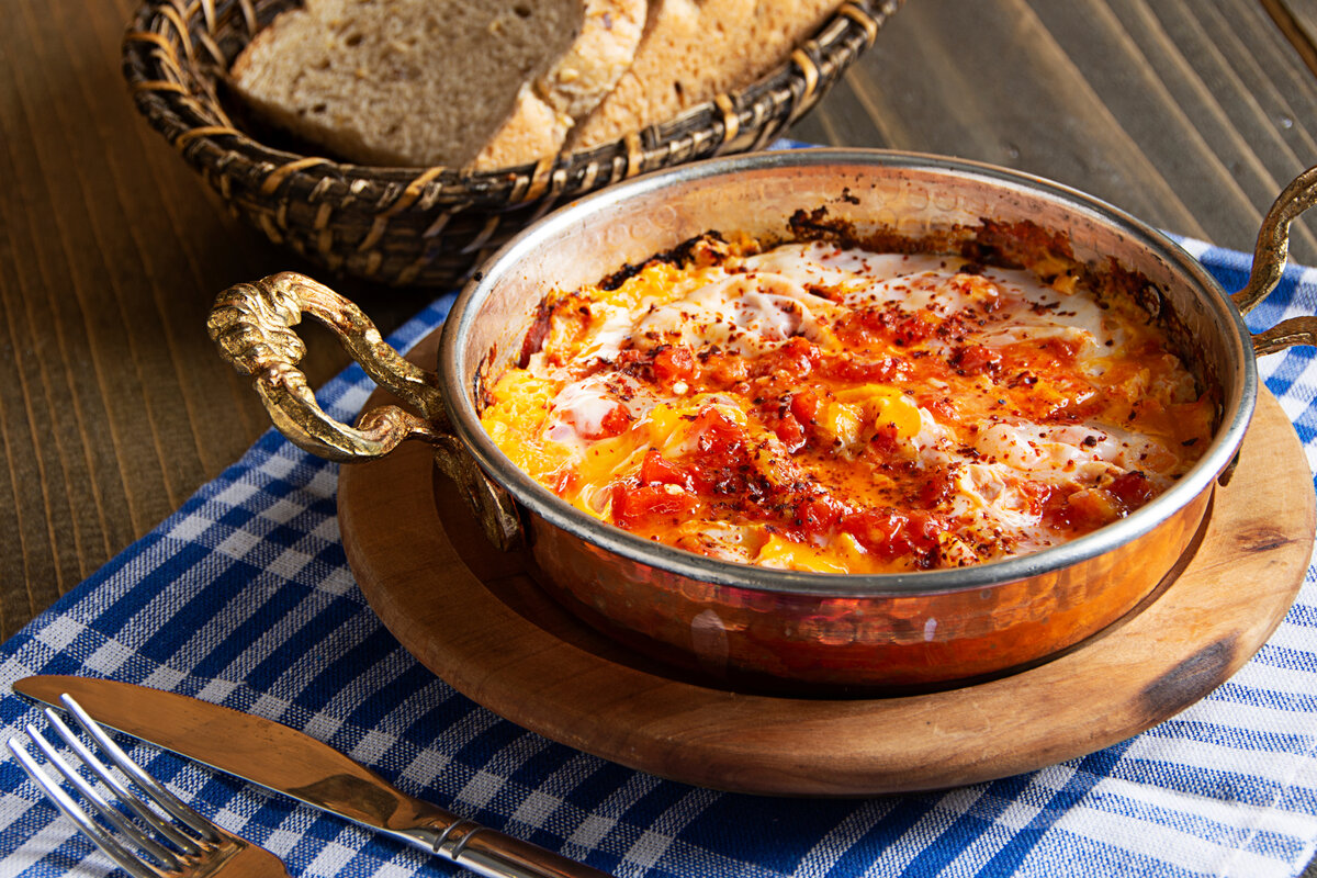 Menemen турецкое блюдо