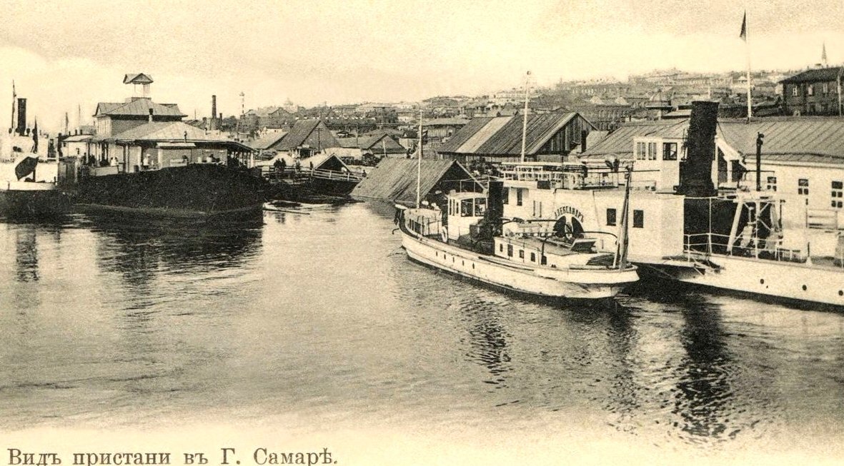 Бесчисленные волжские пристани