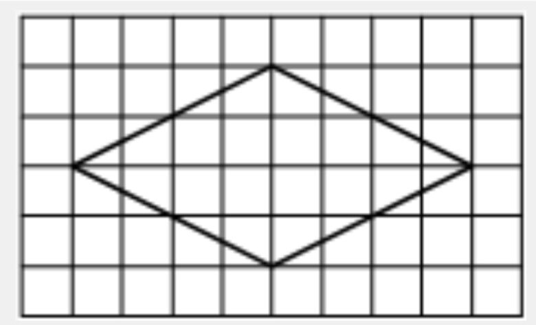 Диагонали ромба на клетчатой бумаге. Параллелограмм на квадратной решетке. Фигуры на квадратной решетке ОГЭ. Задачи на квадратной решетке. Треугольник на квадратной решетке.