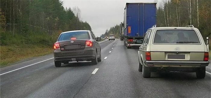 Обгон на трассе