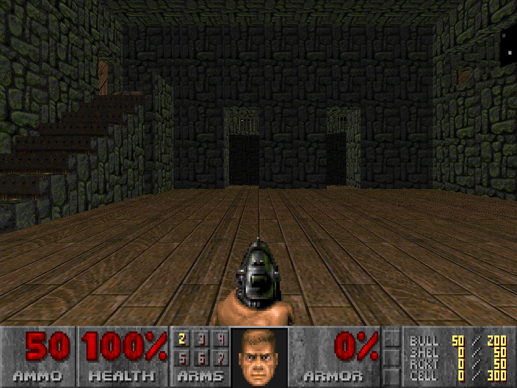 Doom 1993-го года, запущенный через GZDOOM