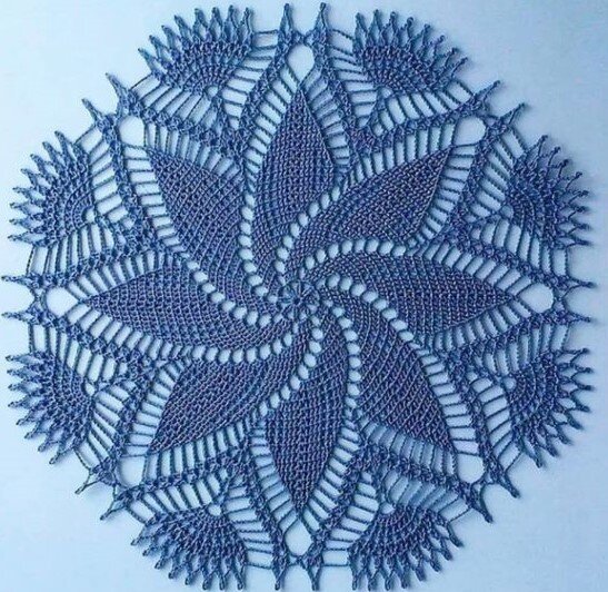 Вязаная салфетка крючком. Фото из открытых источников интернета. Pinterest.