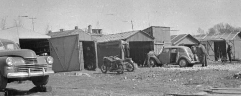 Советские гаражи ранних 1950‑х.