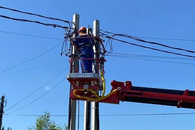    Присоединение к электросетям в округах Подмосковья © Пресс-служба Министерства энергетики Московской области