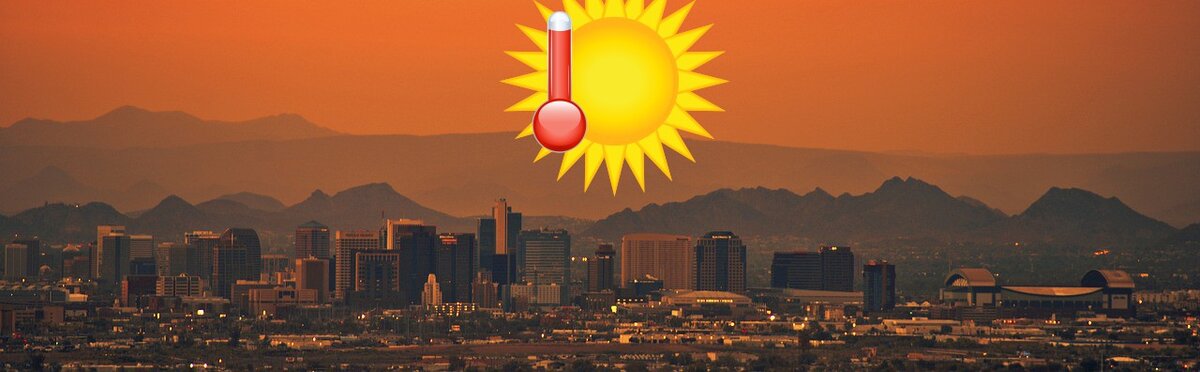 Феникс, Аризона, жара
