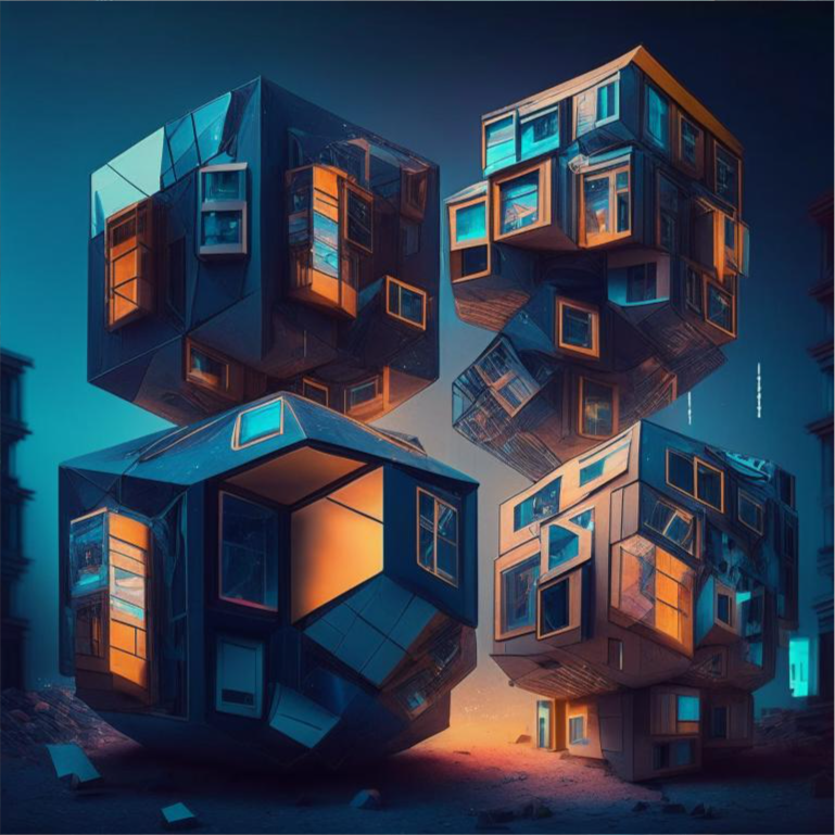 картинку создала нейросеть на мои запросы про жилье