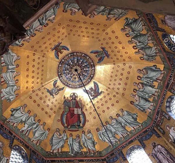 Золотые мозаики Ахенского собора