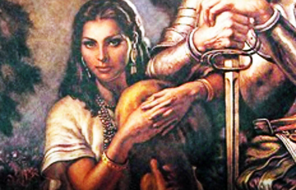 красавица предавшая своего возлюбленного израильтянина