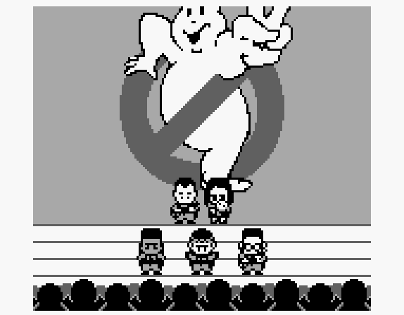 Финальная сцена в «Ghostbusters II» на Game Boy