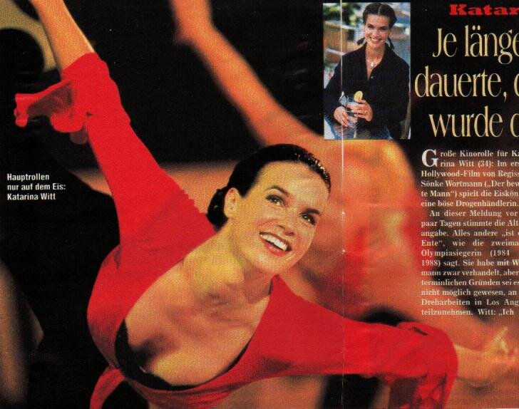 Катарина Витт одна из первых в истории чемпионатов мира исполнила прыжок тройной флип в 1981 году