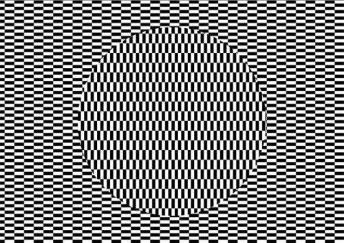 
Поднесите изображение сначала поближе к лицу, а потом Вам может почудиться, что шар становится объемным и даже обретает цвет. Осторожно, говорят, что если слишком долго рассматривать этот рисунок, может заболеть голова.