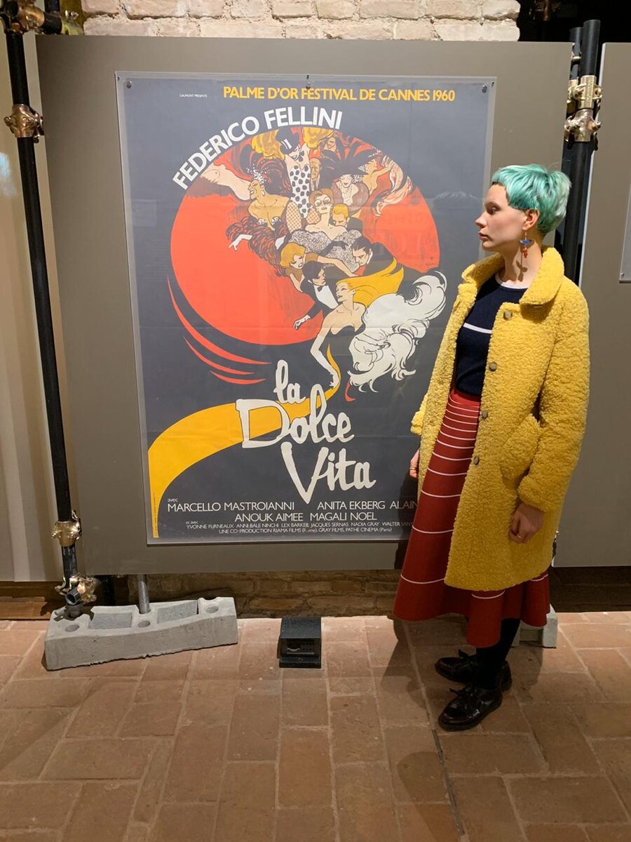 Рада у афиши "Дольче виты", получившей "Золотую пльмовую ветвь" в Каннах