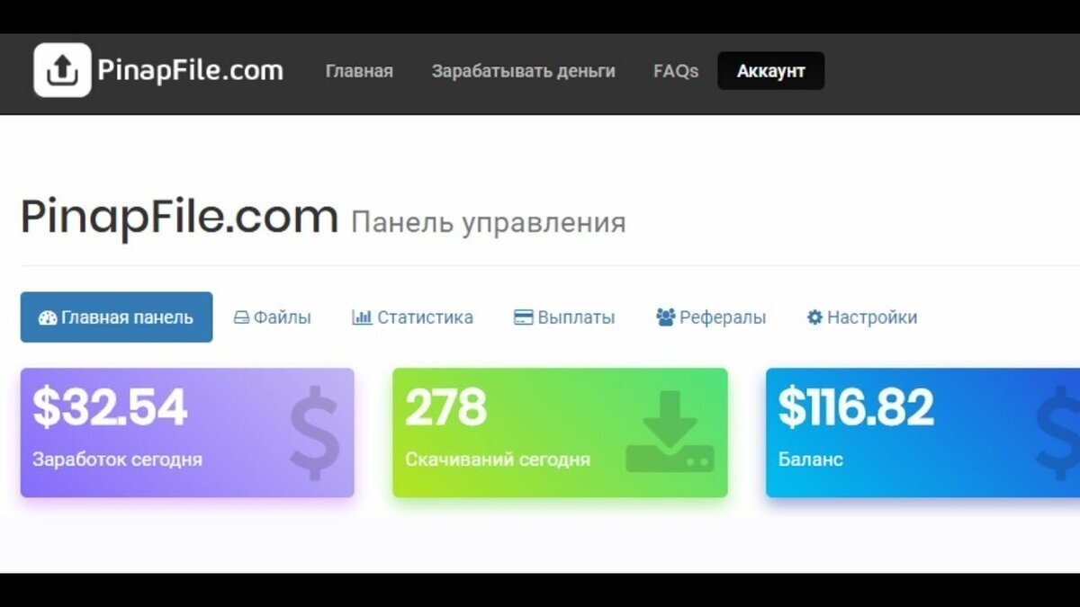 Заработок за  сегодня