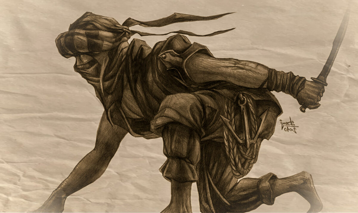 Внешний вид одного из наёмников ордена. Рисунок современного художника. 