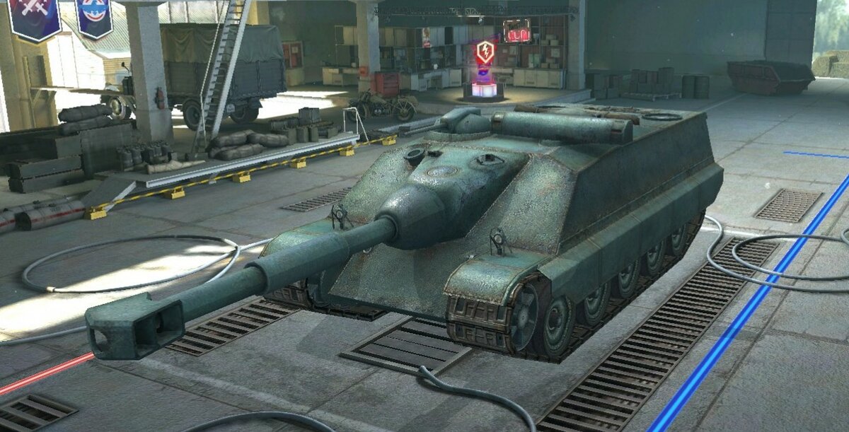 На топовом орудии