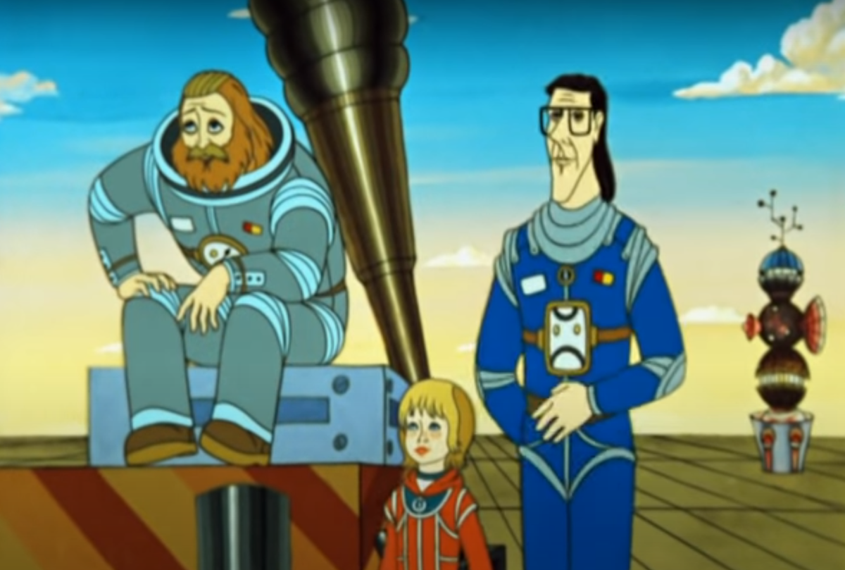 кадр из мультфильма "Тайна третьей планеты"