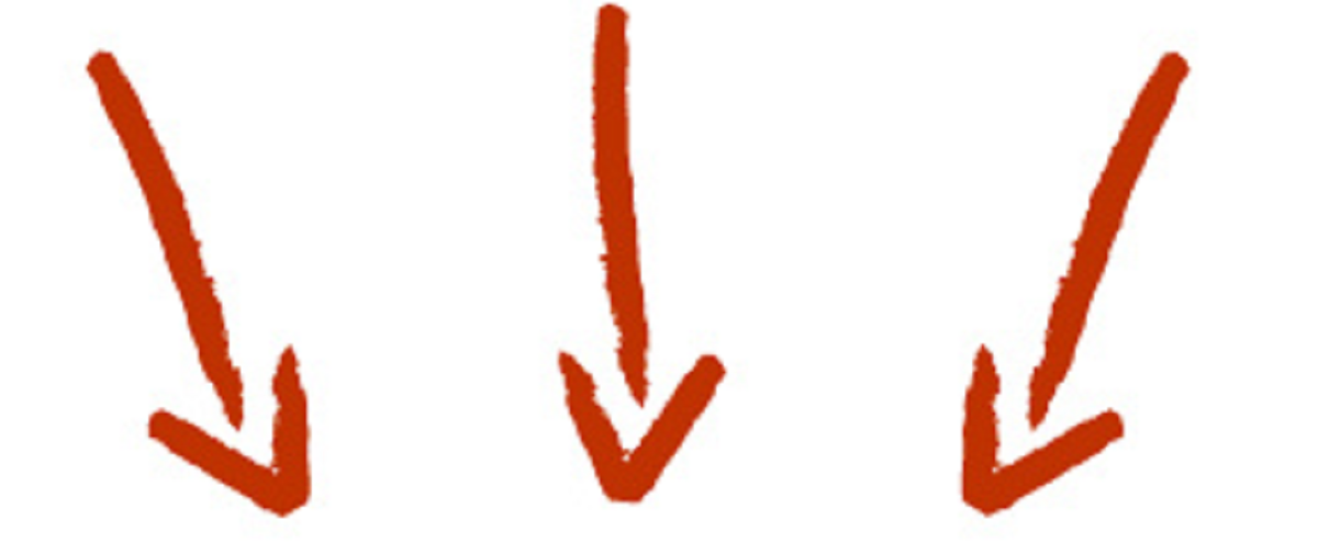стрелка вниз. 3 стрелочки вниз. стрелки указатели. объемная стрелка. стрелочка вниз.