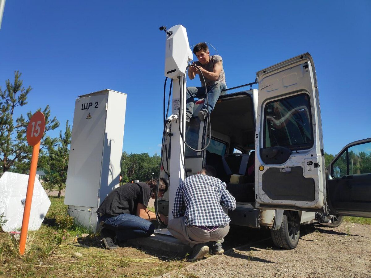 Установка станции