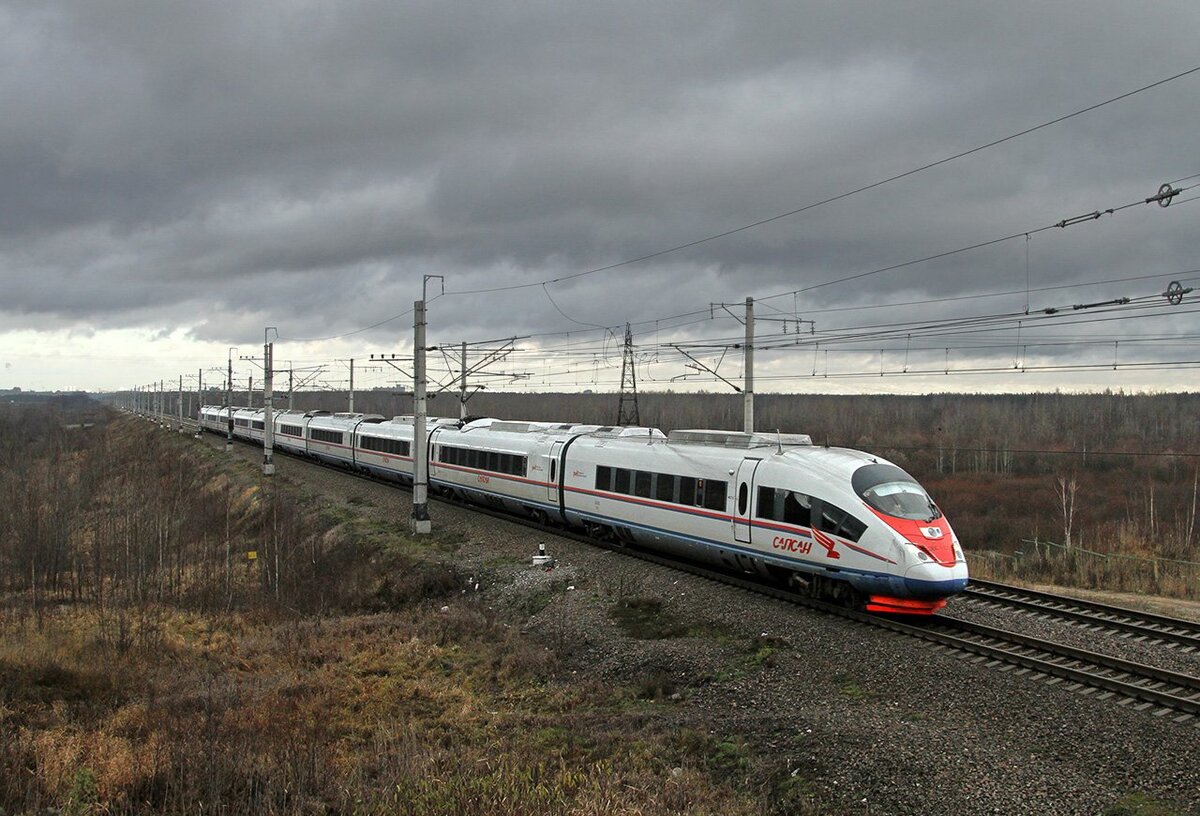 скоростной поезд москва питер сапсан